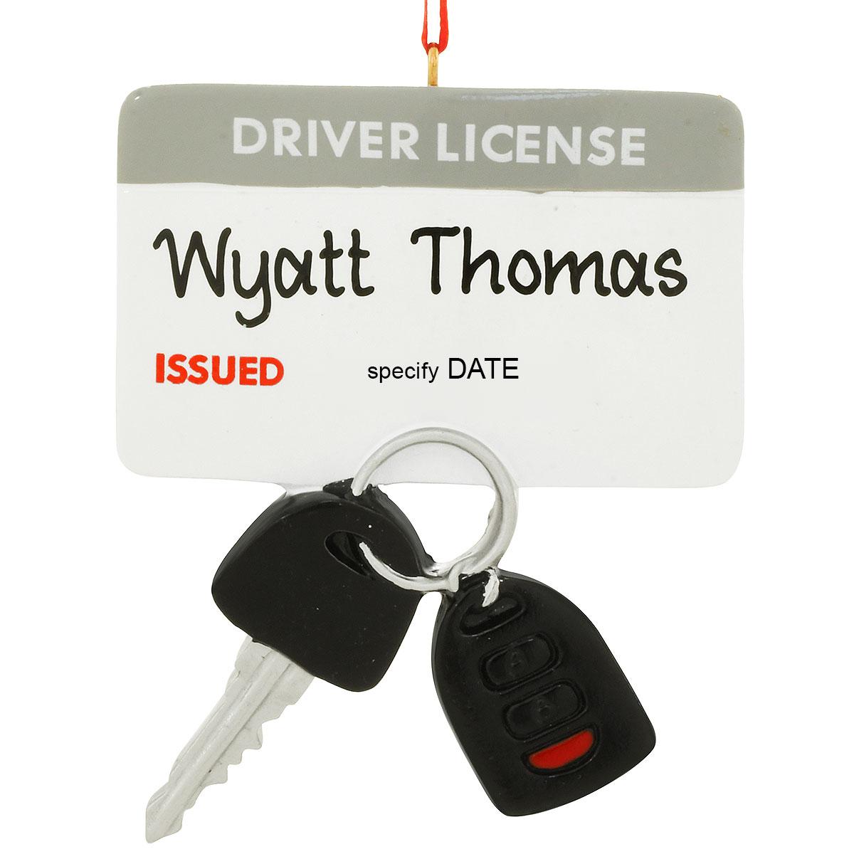 Driver's License With Key And Fob