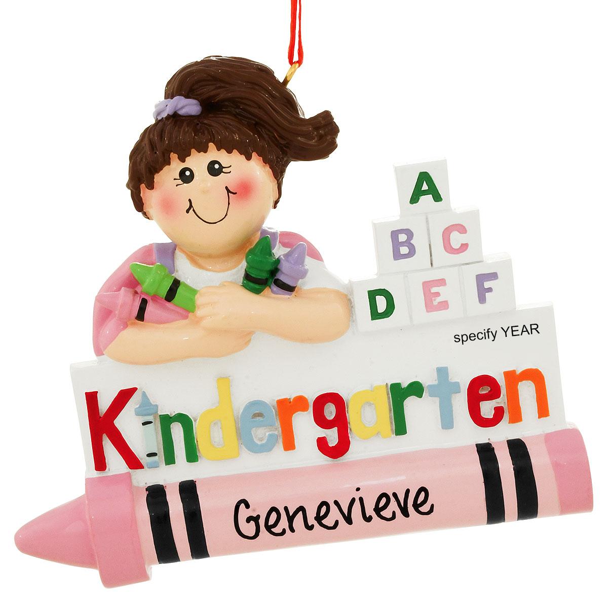 Personalized Kindergarten Girl