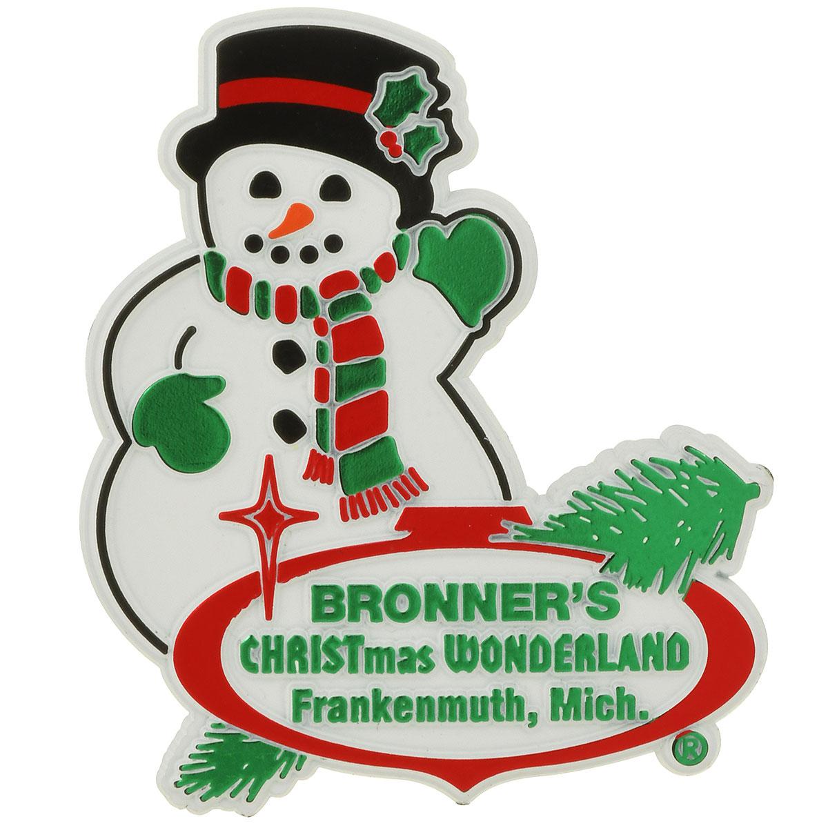 Bronner Snowman Logo Magnet