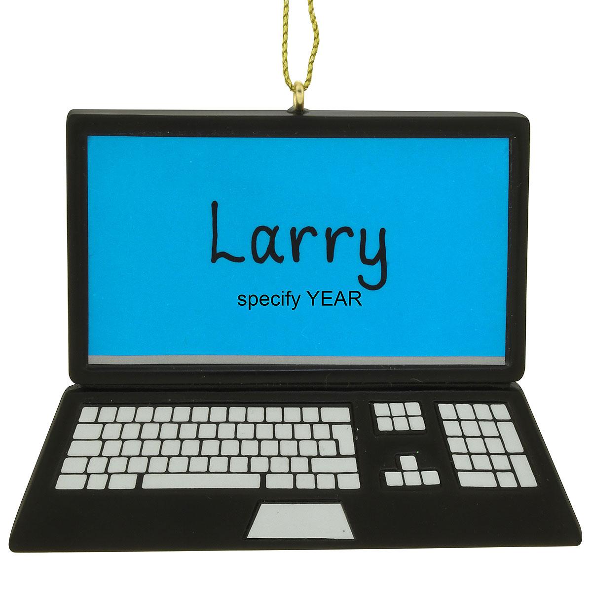 Personalized Laptop Resin Ornament