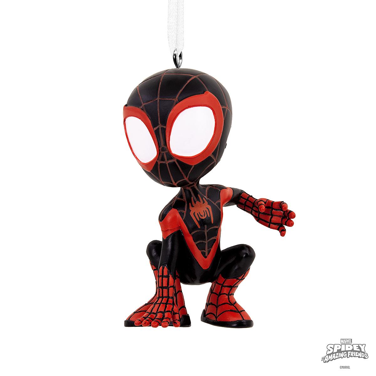 Miles Morales SpiderMan Resin Hallmark Ornament