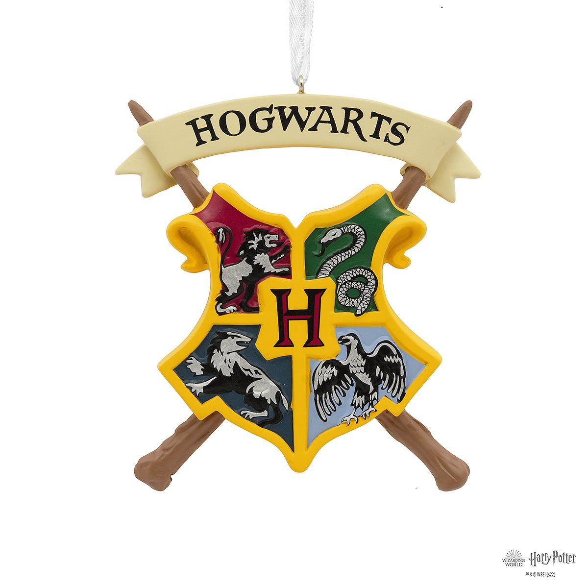 Hogwarts Crest Resin Ornament