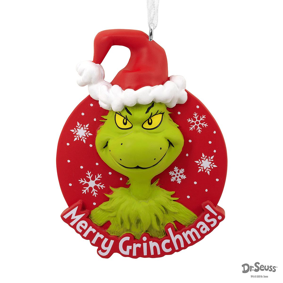 Merry Grinchmas Resin Ornament
