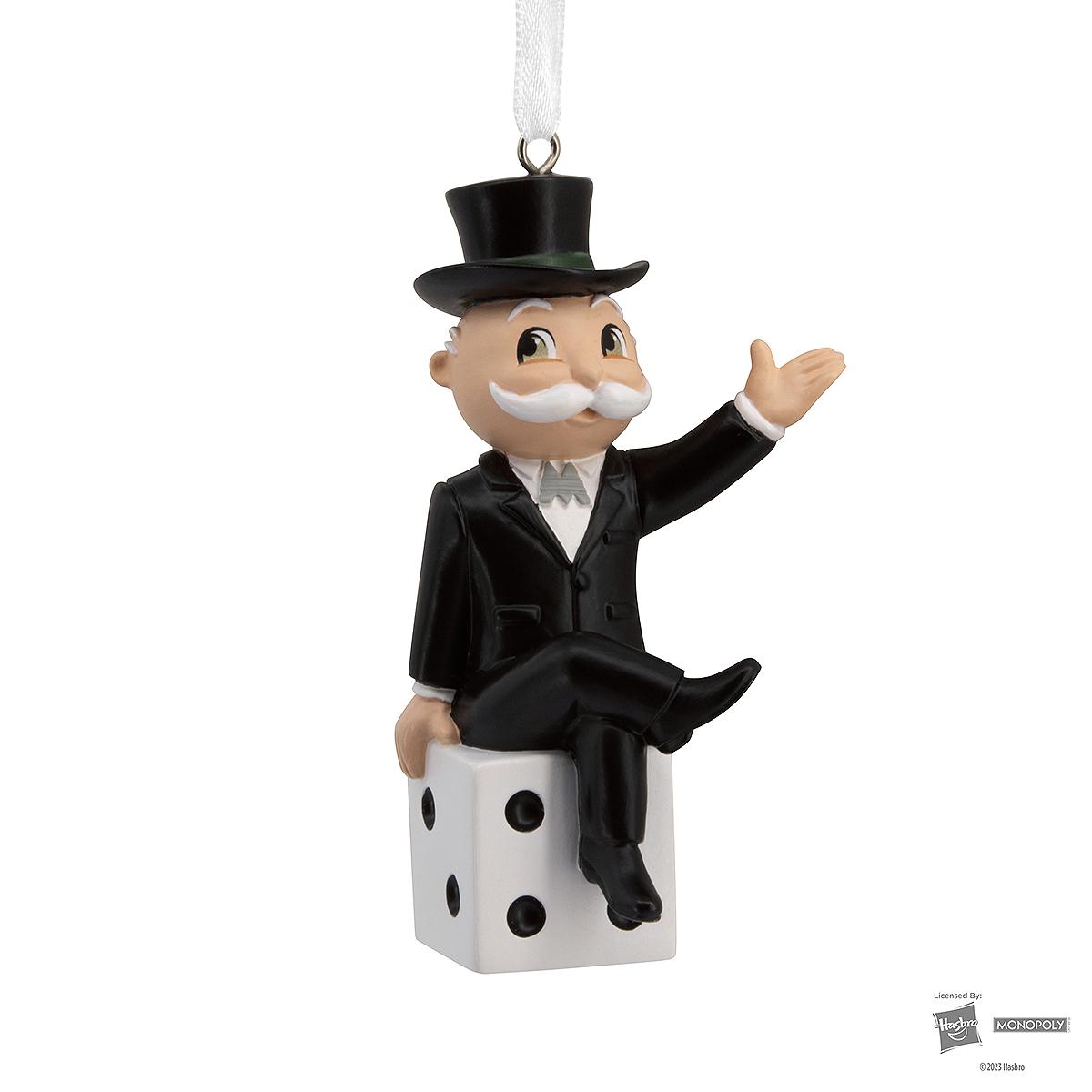 Mr. Monopoly On Dice Resin Hallmark