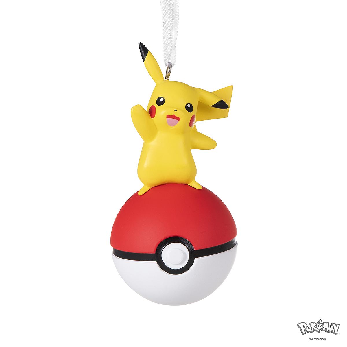 Pokémon On Poké Ball Resin Hallmark