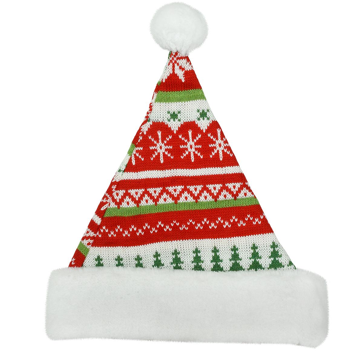 15 Inch Knitted Santa Hat