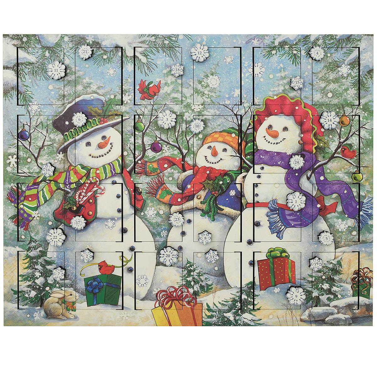 Snowman Advent Calendar Box