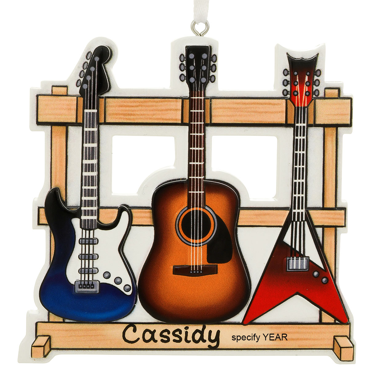 Personalized Guitar Stand Ornament