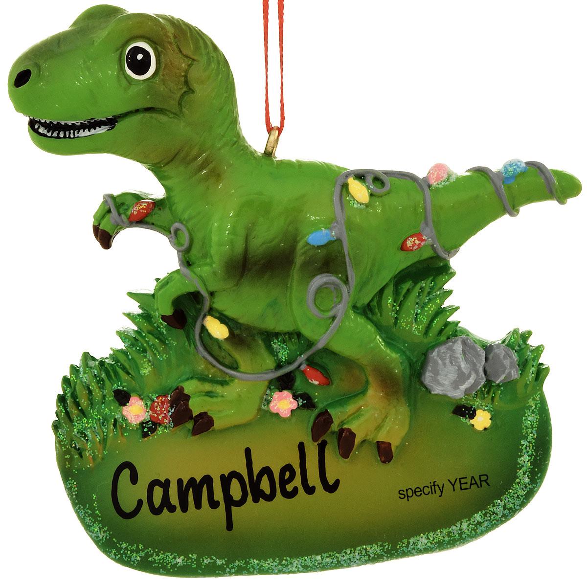 Personalized T-rex Ornament