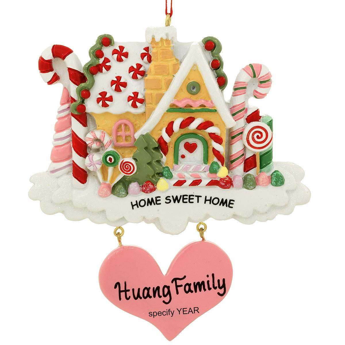 Personalized Gingerbread House