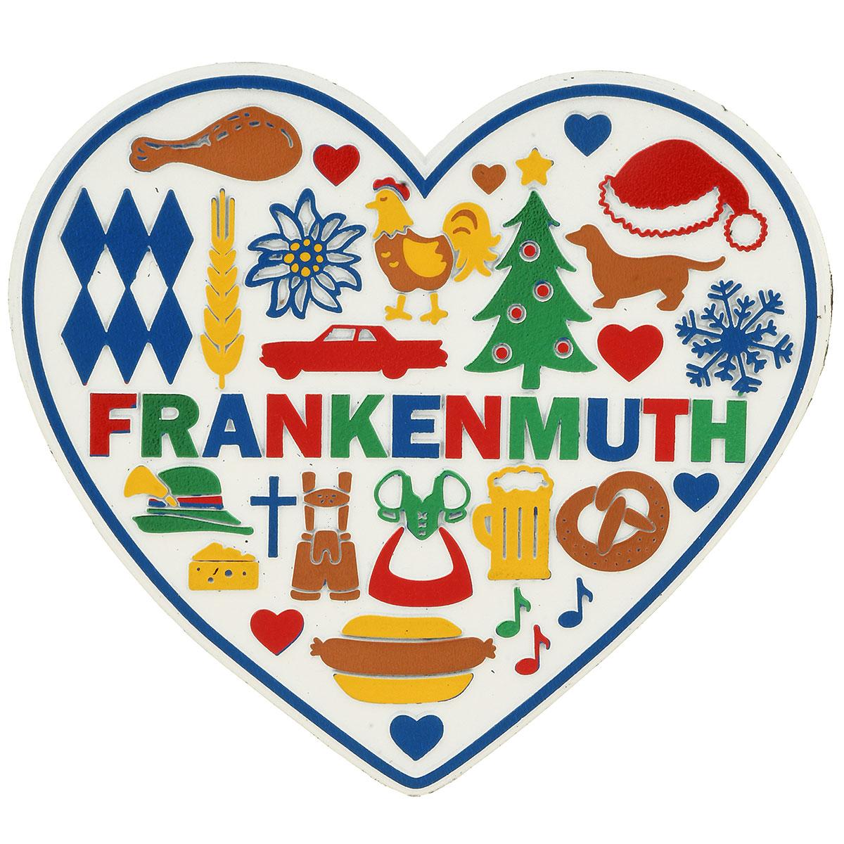 Frankenmuth Heart Magnet