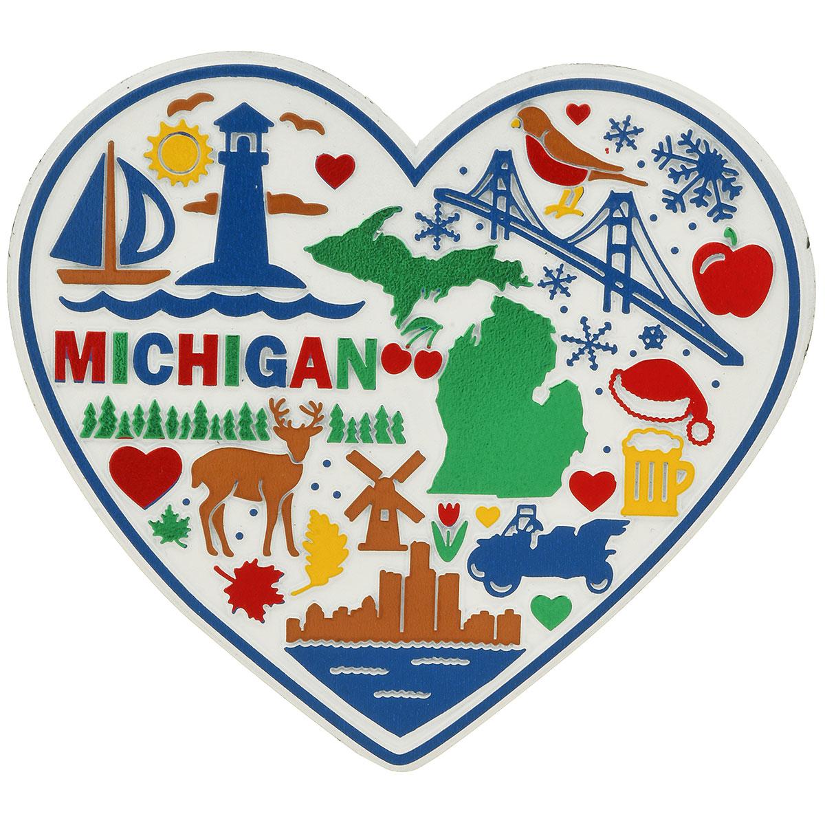 Michigan Heart Magnet
