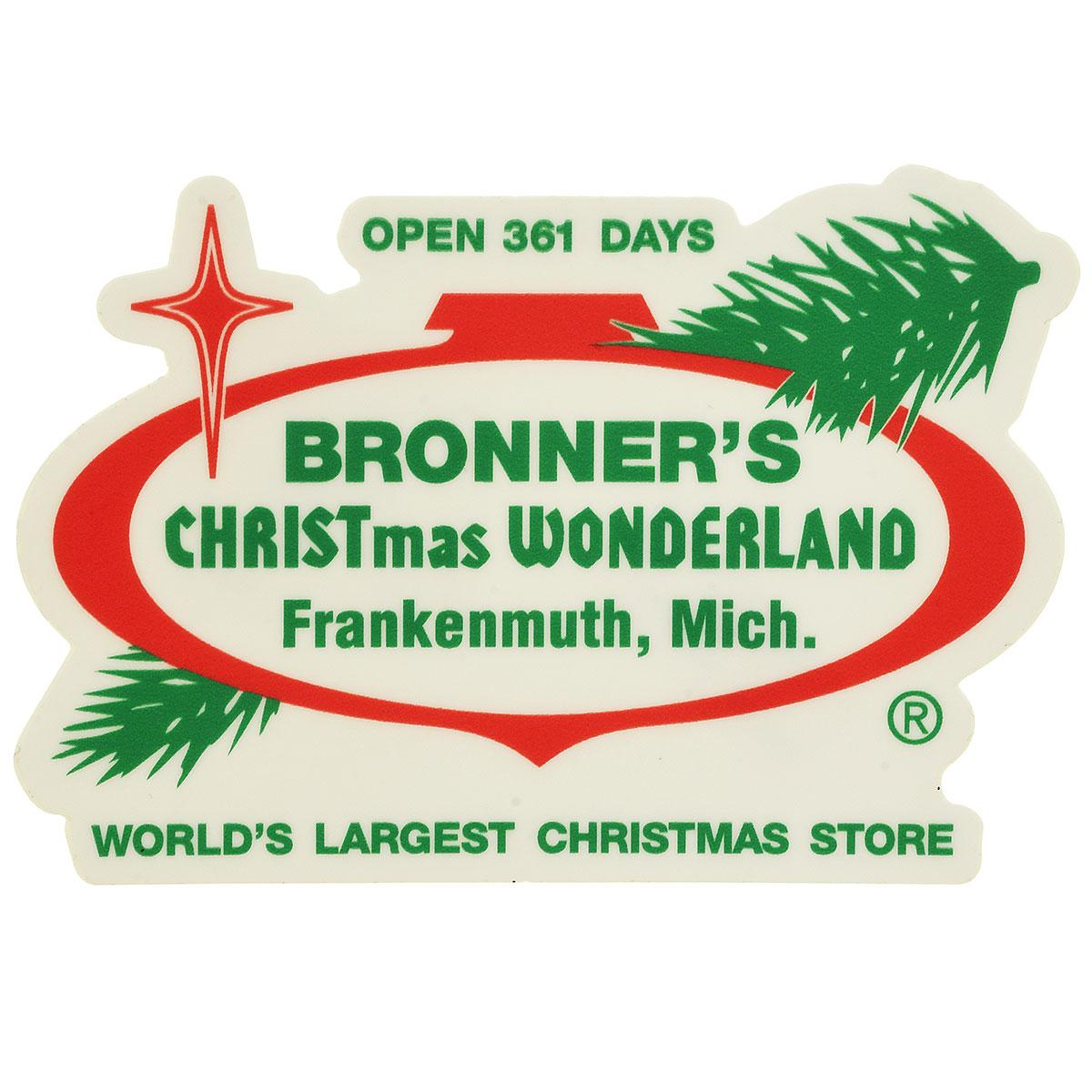 Bronner Logo Die-Cut Vinyl Sticker