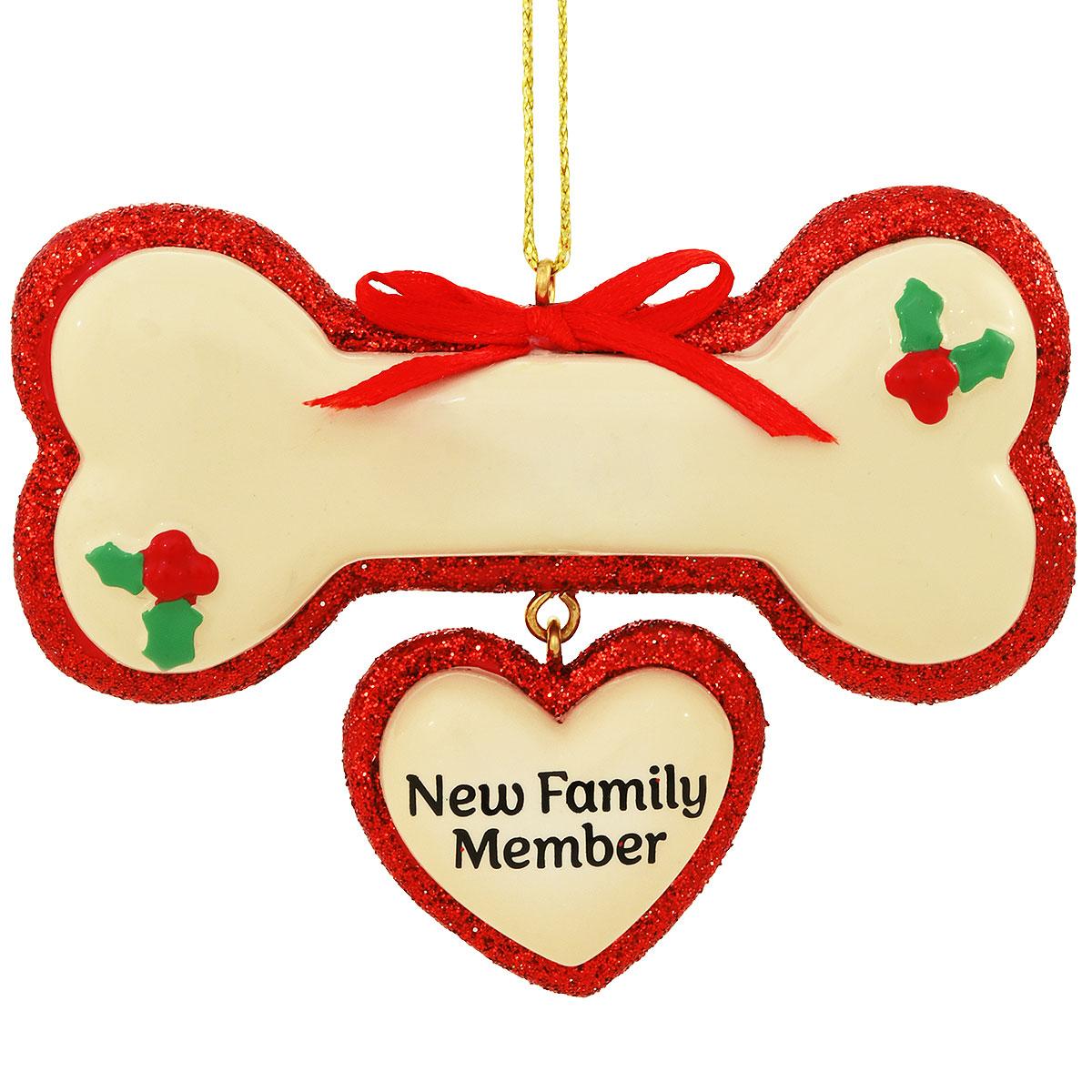 Personalized Dog Bone New Member