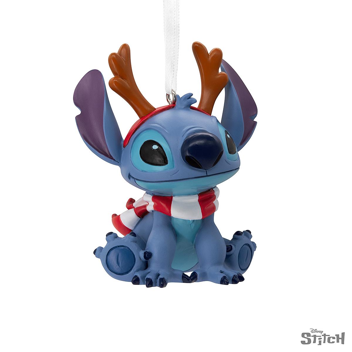 Stitch With Antlers Resin Ornament
