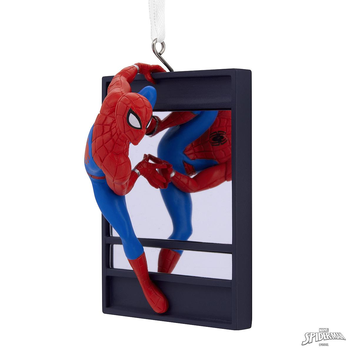 Spider-Man On Window Resin Hallmark