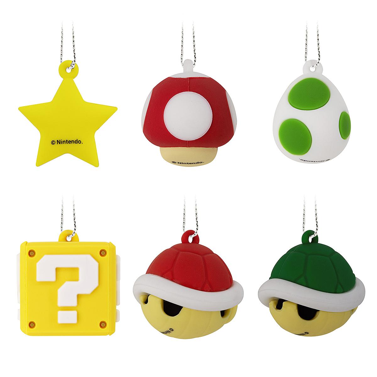 Mario Set Of 6 Mini Ornaments