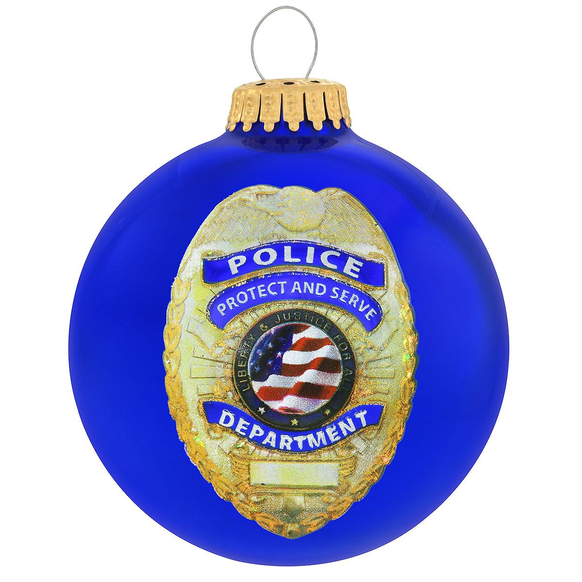 Police Department Badge Ornament