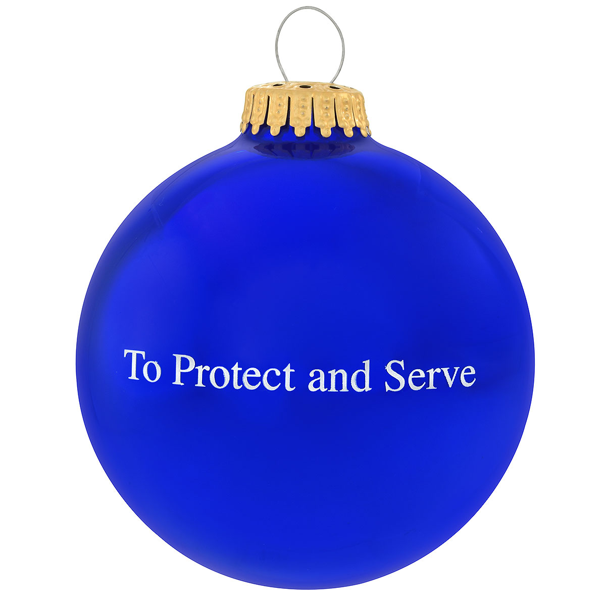 Police Department Badge Ornament