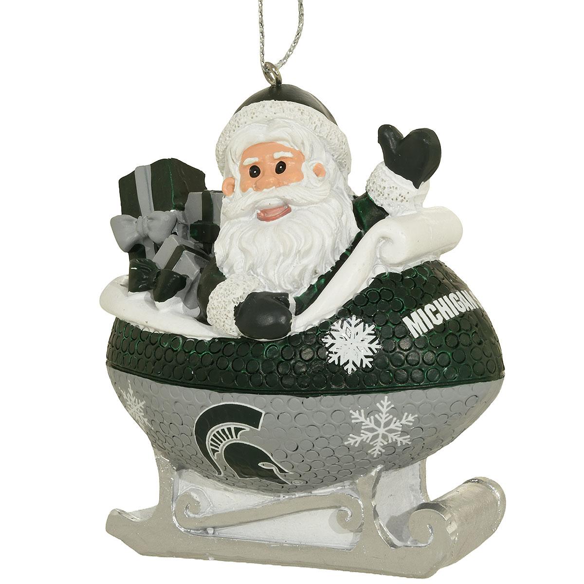 Michigan State Football Sleigh Orn