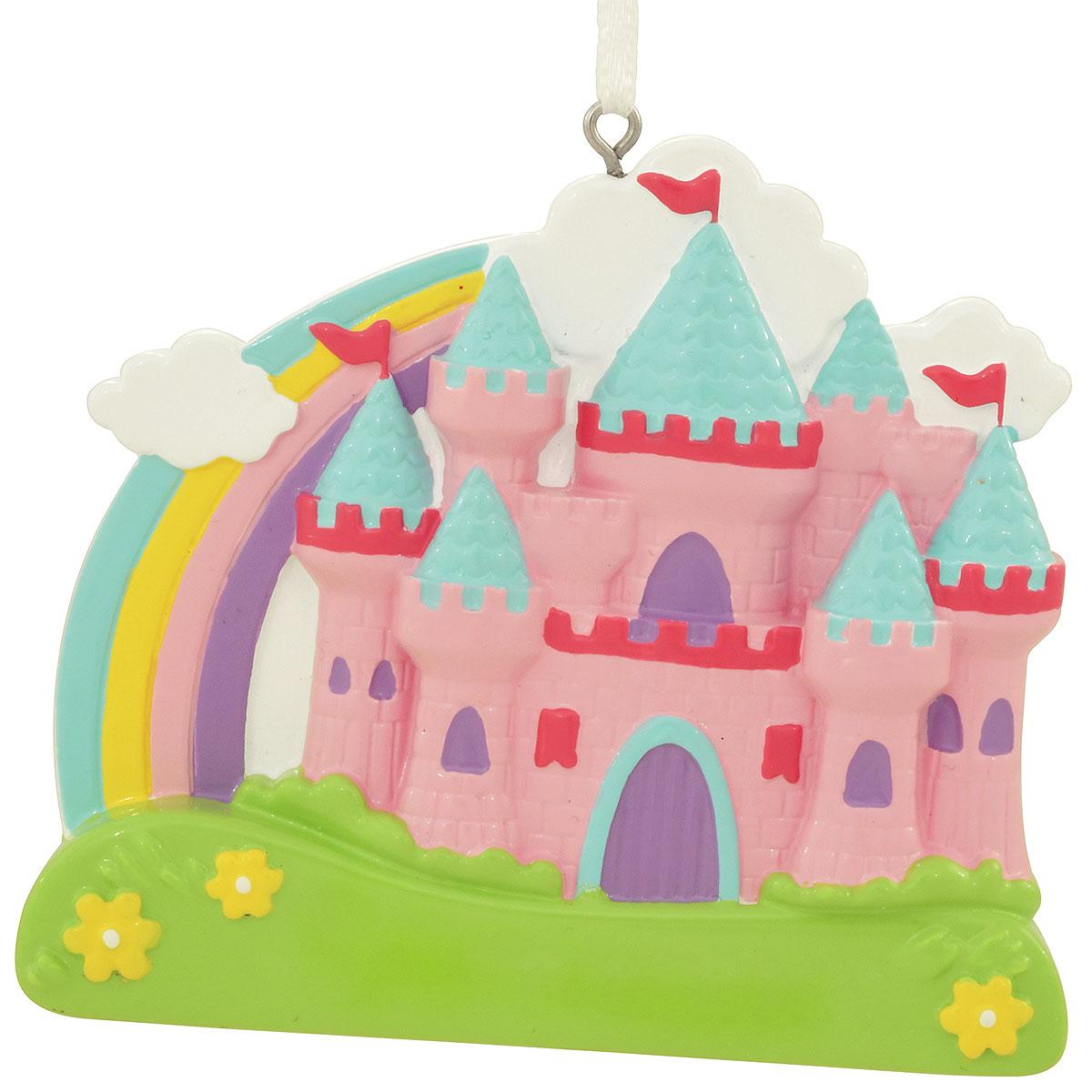 Rainbow Castle Ornament