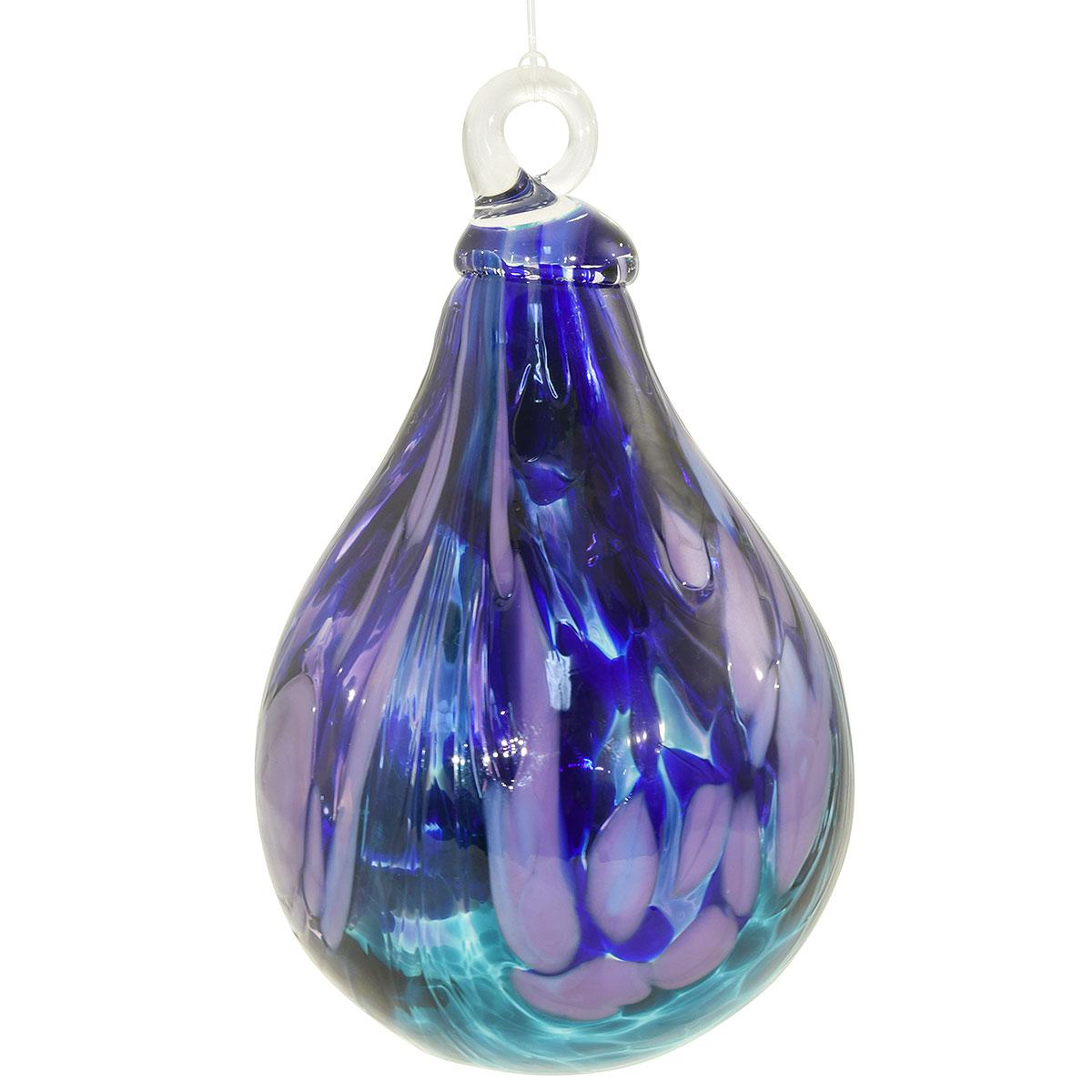 Calla Lily Classic Raindrop Glass Ornament