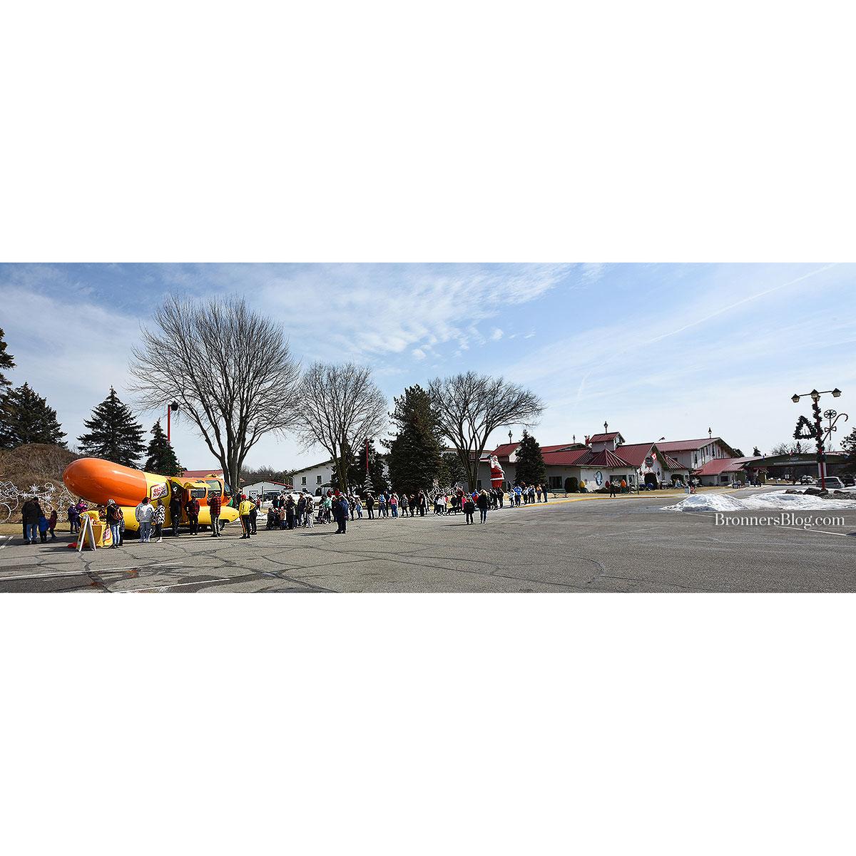 Oscar Mayer Weinermobile Makes A Stop At Bronner's CHRISTmas Wonderland
