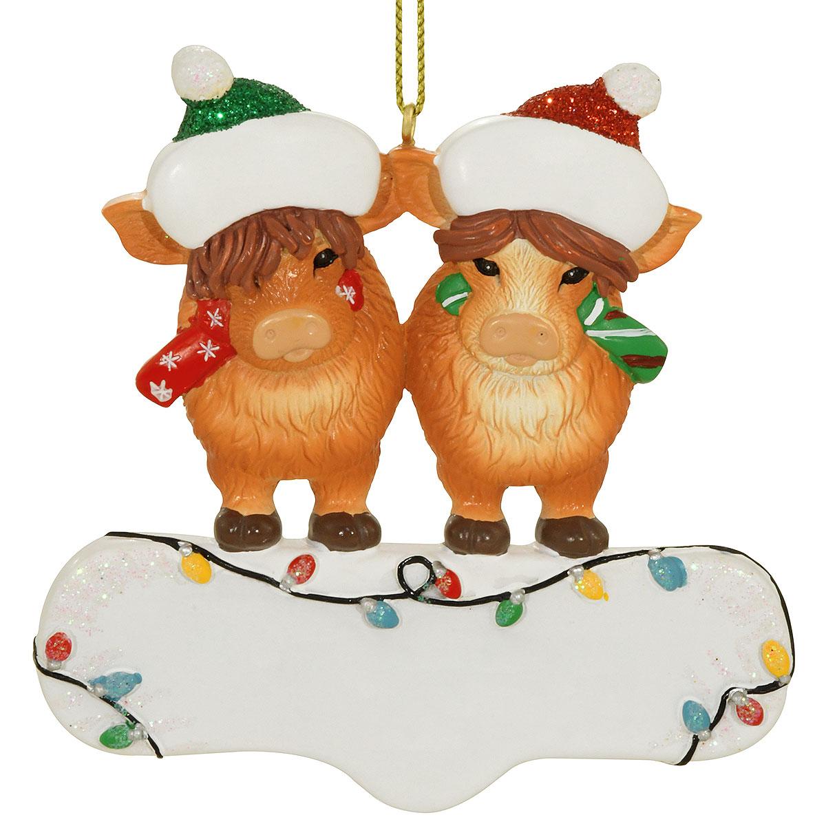 Personalized Highland Cow Couple