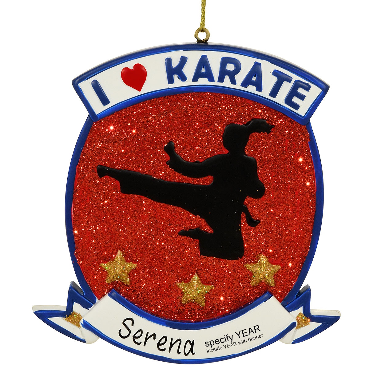 Personalized I Love Karate Girl