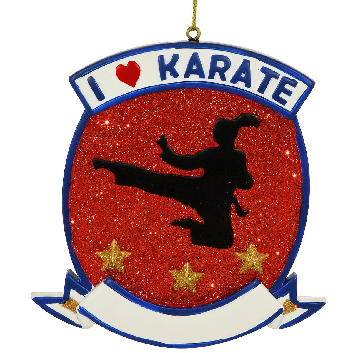 Personalized I Love Karate Girl
