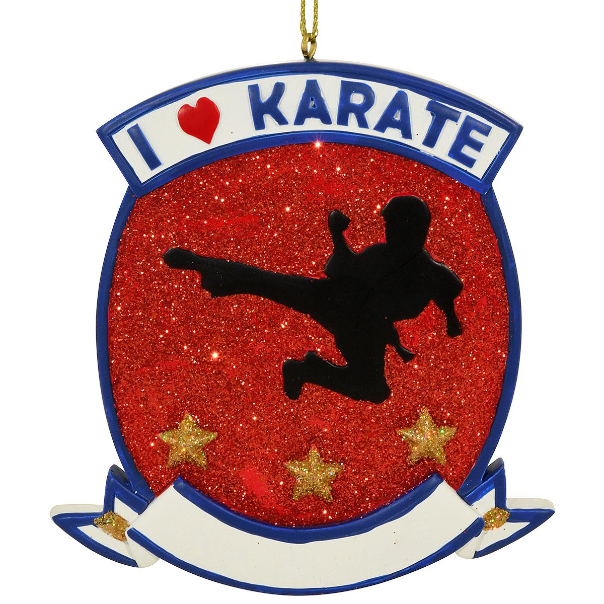 Personalized I Love Karate Boy