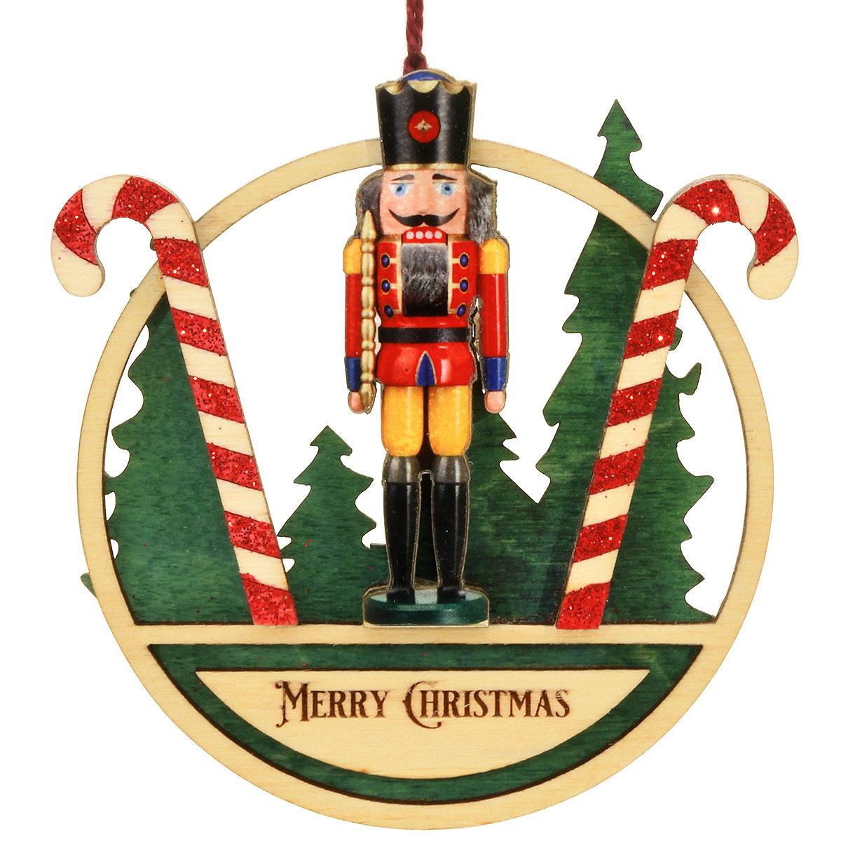 Nutcracker Sweet Wood Ornament