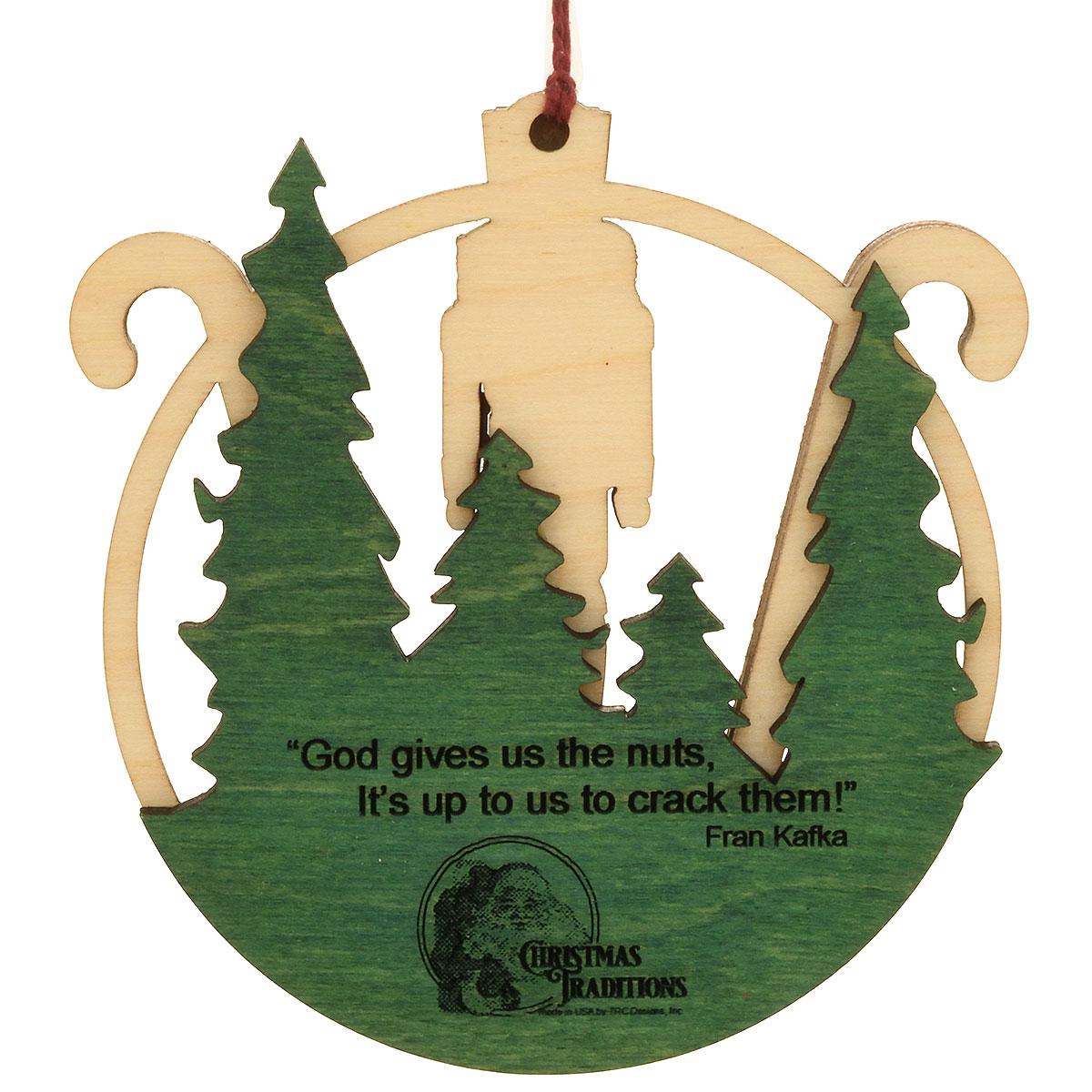 Nutcracker Sweet Wood Ornament