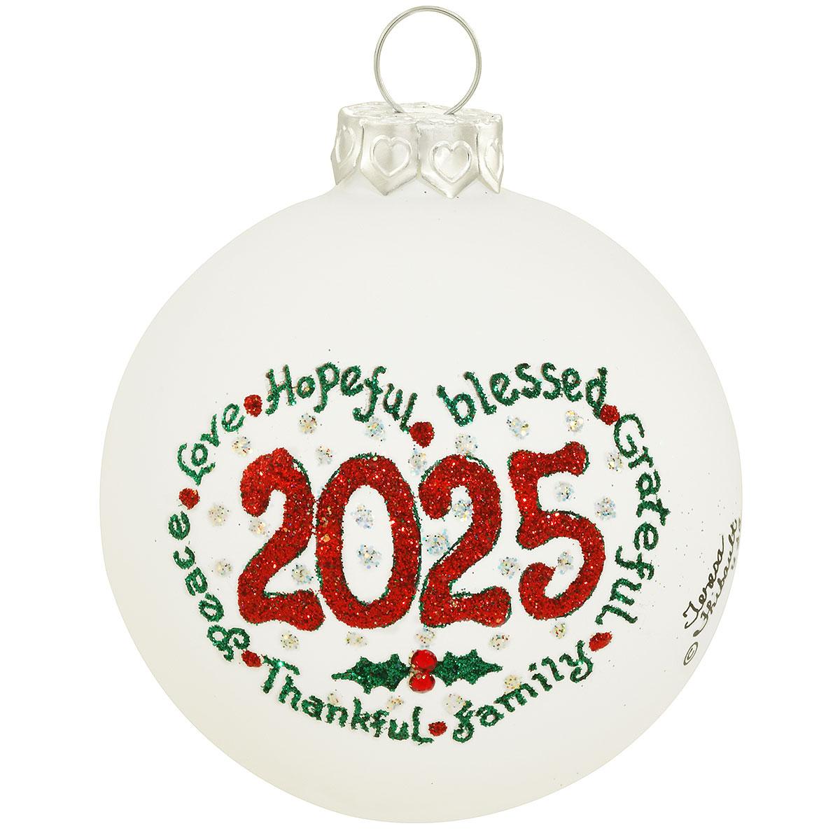 Heart Gifts Dated 2025 Ornament