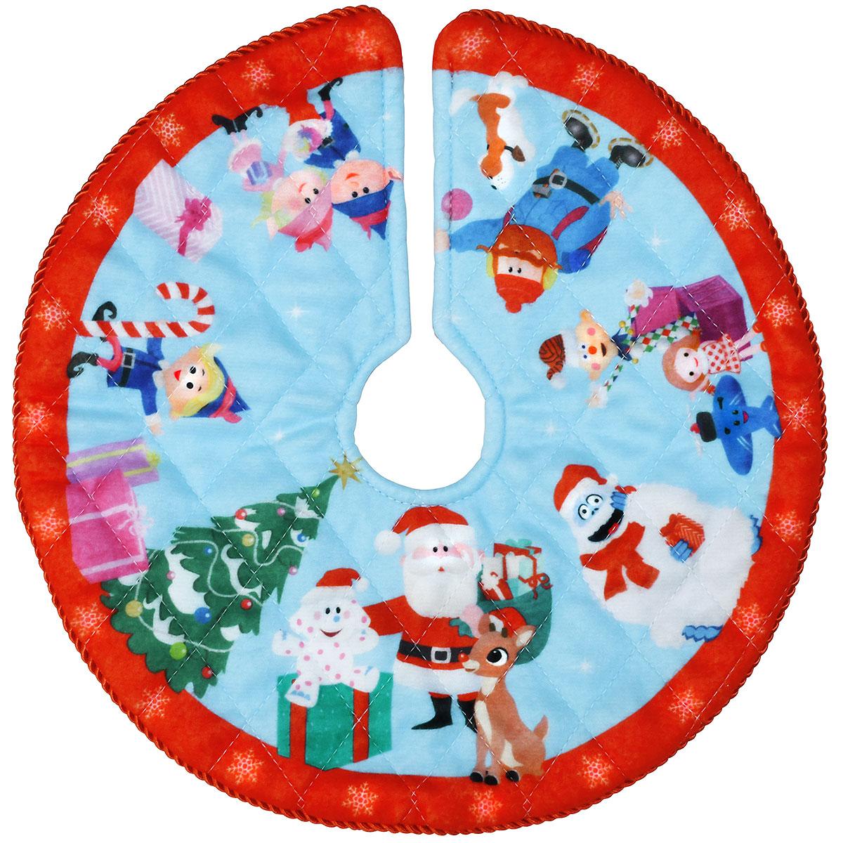 Rudolph Mini Tree Topper And Skirt