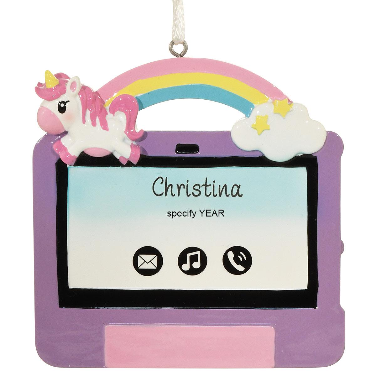 Personalized iPad With Unicorn