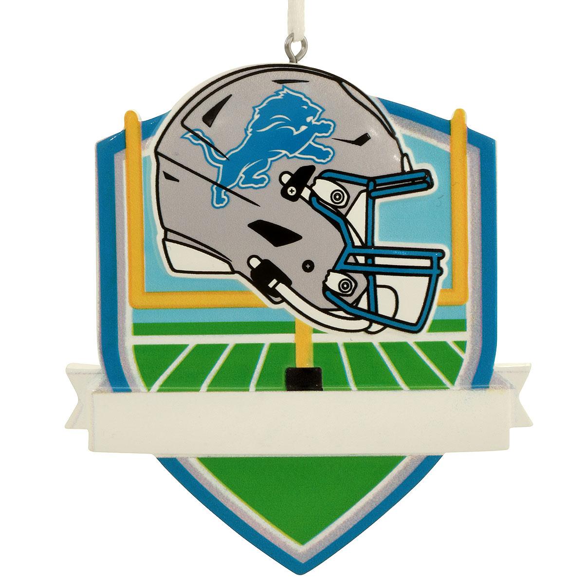 Personalized Detroit Lions Shield