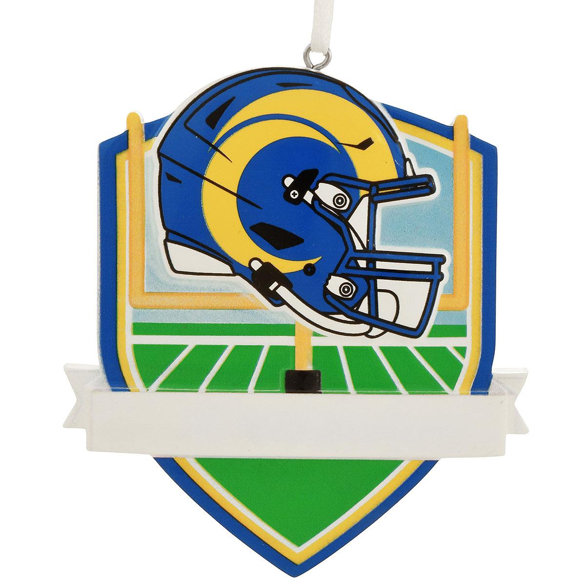 Personalized L.A. Rams Shield