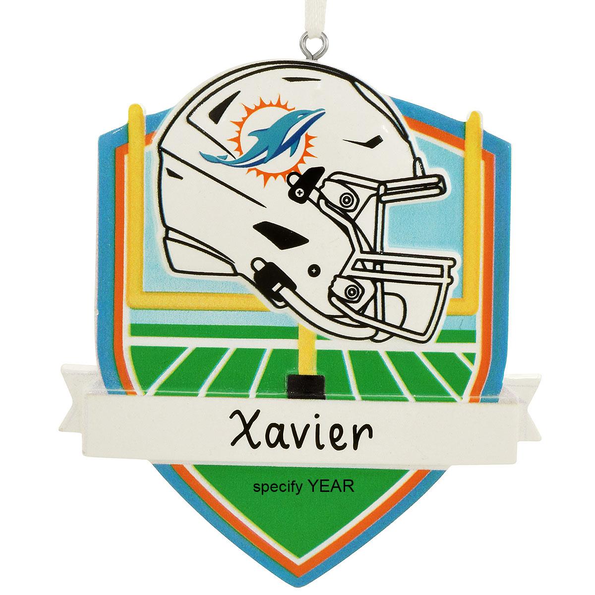 Personalized Miami Dolphins Shield