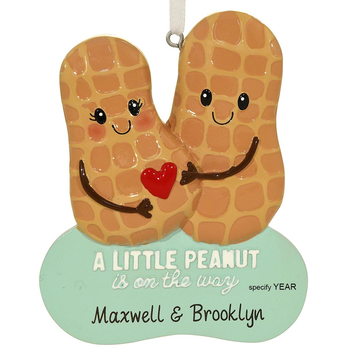 Peanut On The Way Ornament