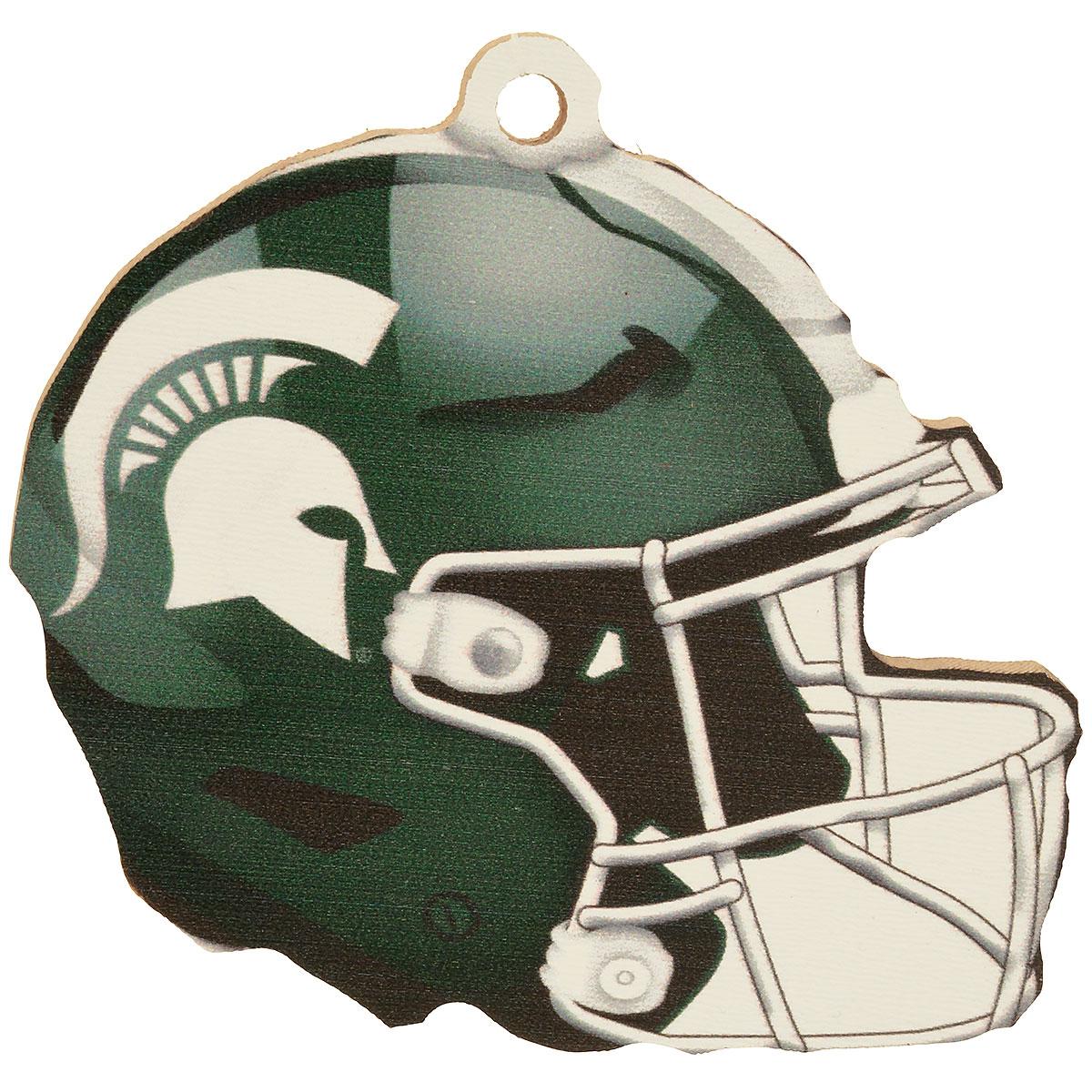 Michigan State Helmet MDF Ornament