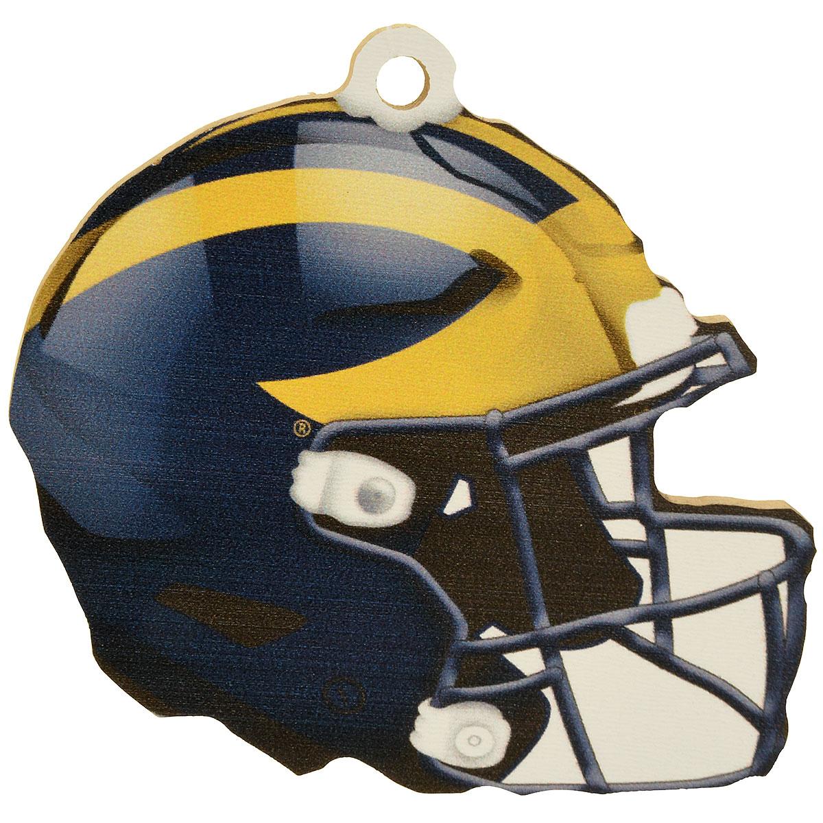 Michigan Wolverines Helmet MDF Orn