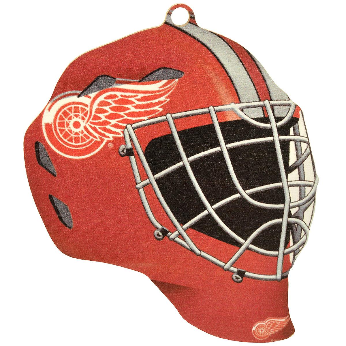 Red Wings Helmet MDF Ornament