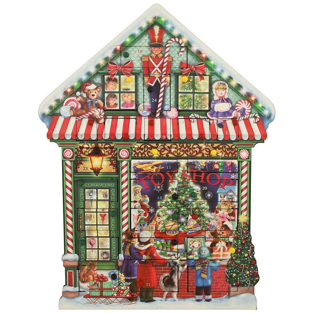 Toy Shop Wooden Advent Calendar