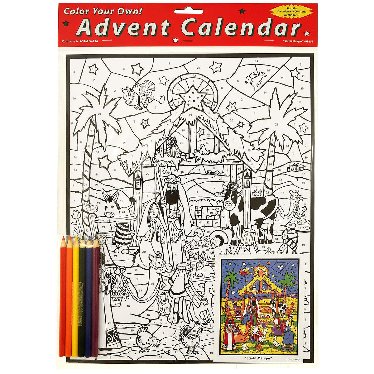 Starlit Manger Advent Calendar
