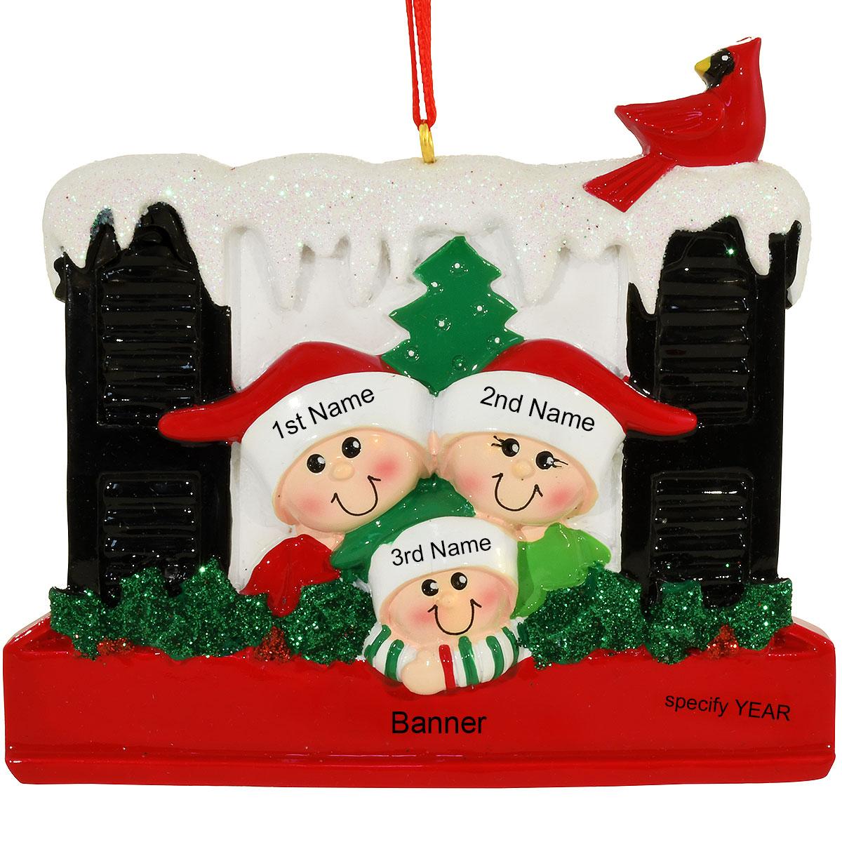 Personalized Window Family Of 3