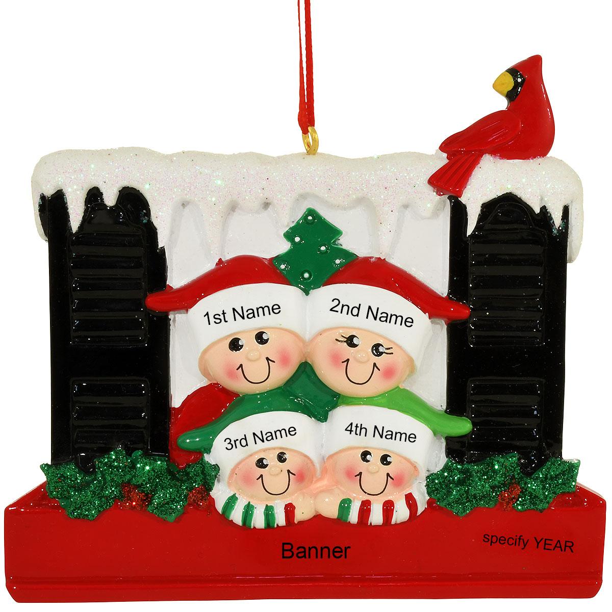 Personalized Window Family Of 4