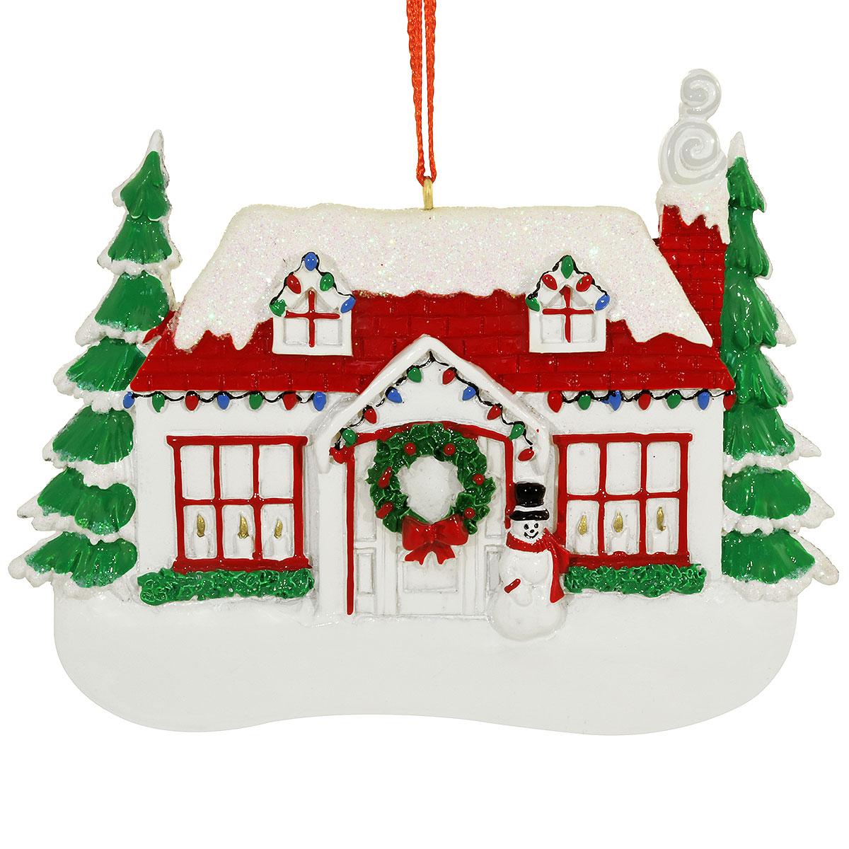 Personalized Red Roof House