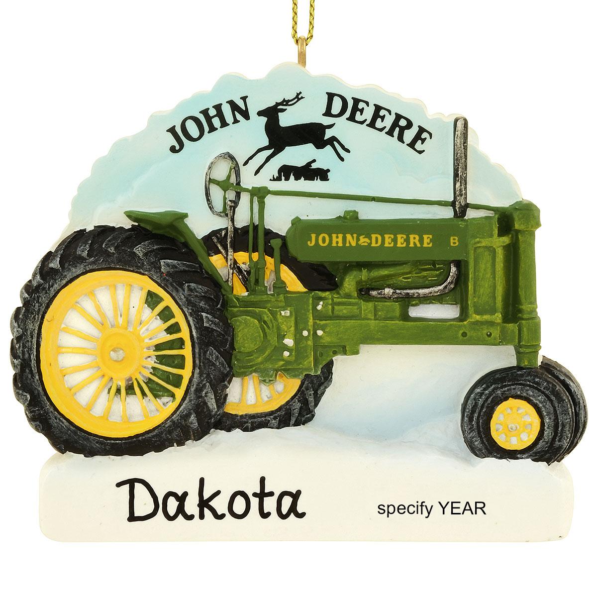Personalized John Deere Ornament