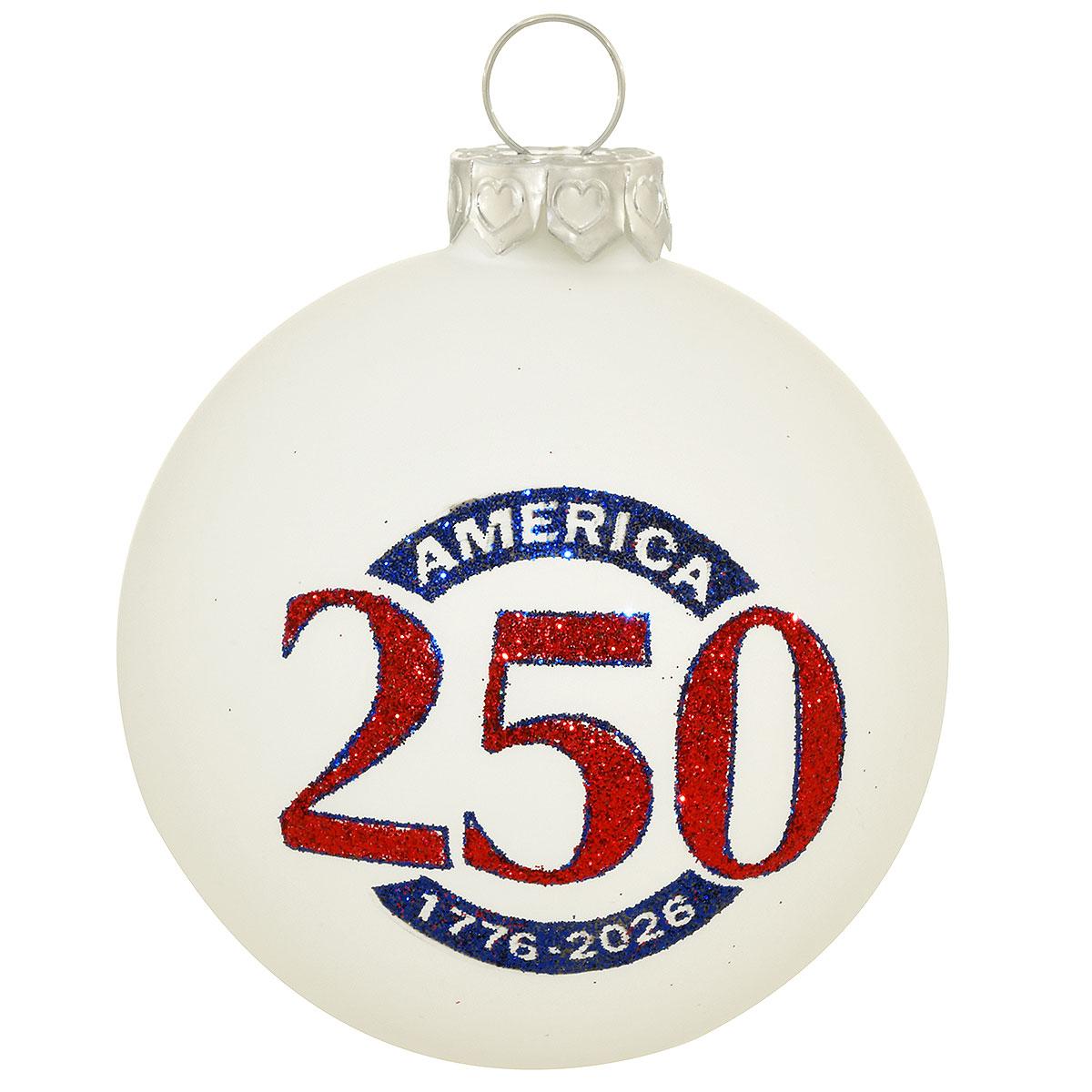 America 250 Red Glitter Heart Gifts